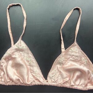 Doen Blush Embroidered Bralette
